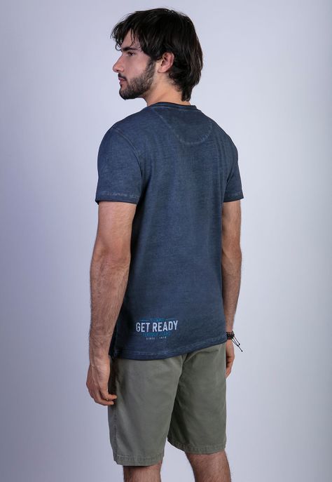 Polera Dirty Wash Seatle Navy-1
