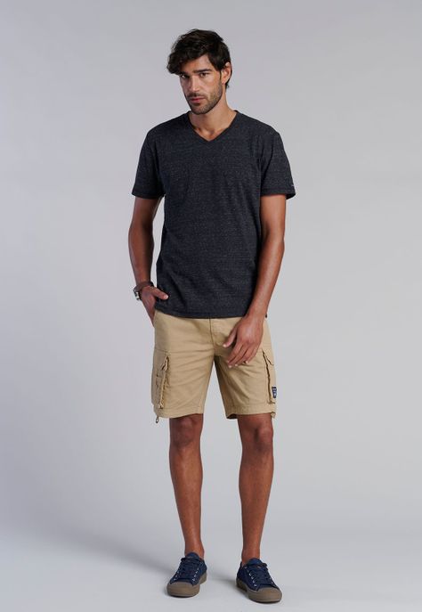 Polera V Neck Alaska Black-1