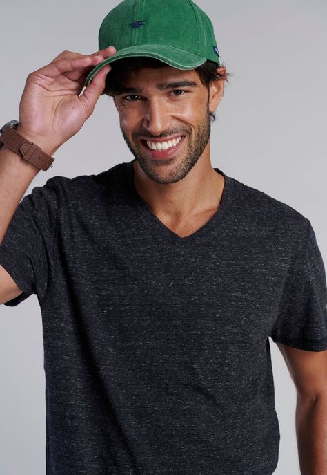 Polera V Neck Alaska Black-4