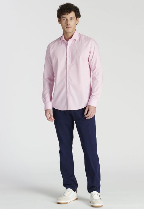 Camisa London Business Pink-1