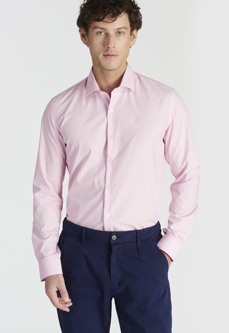 Camisa London Business Pink-4