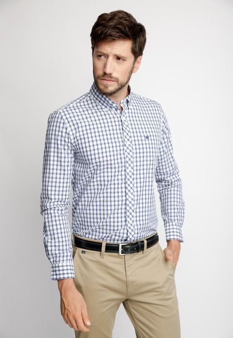 Camisa Checkered Ohio F Blue-0