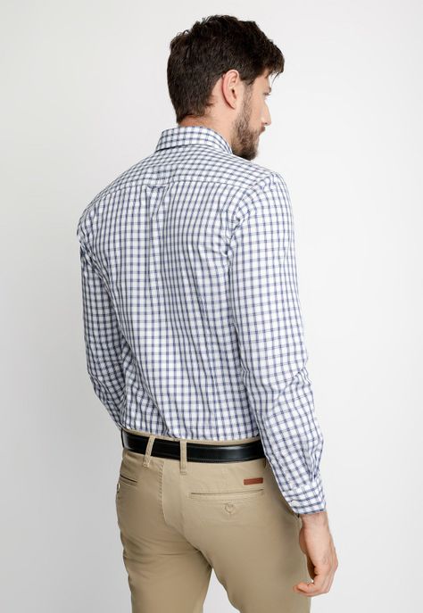 Camisa Checkered Ohio F Blue-1