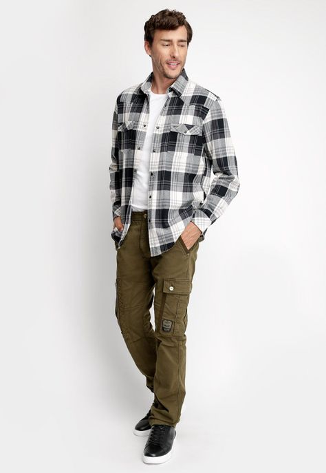 Camisa Checkered Virginia Fj Black-3