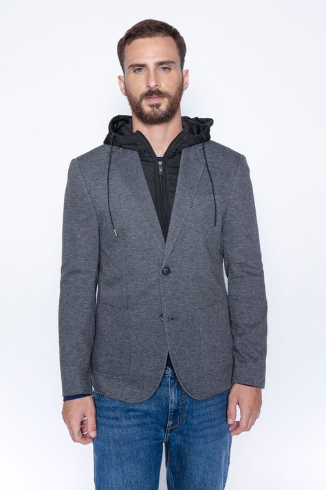 Blazer Knitted Ohio Fj Metal-0