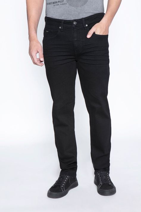 Jeans Black Básico Bristol-0