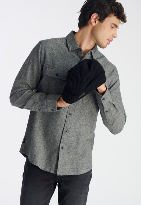 Camisa Cahuen Casual Charcoal-4