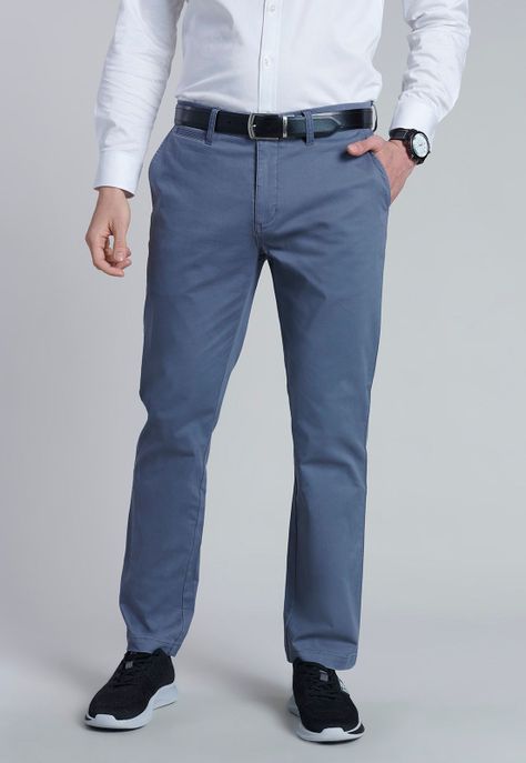 Pantalón Twill Regular L/31 Metal-4