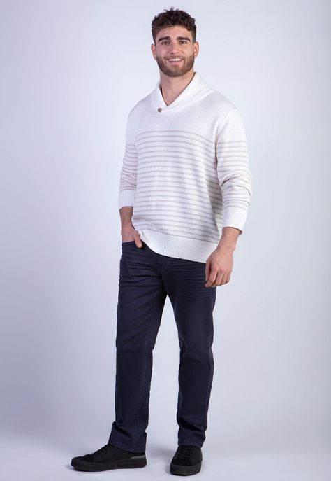 Sweater Boston F Ecru-2