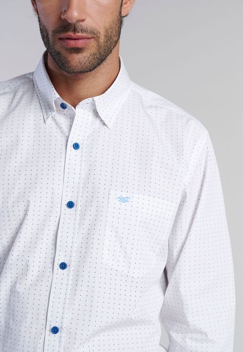 Camisa Estampada Houston F Lt Sky-2