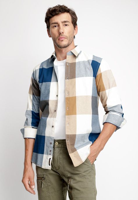 Camisa Cuadro Color Fj Toasted-0