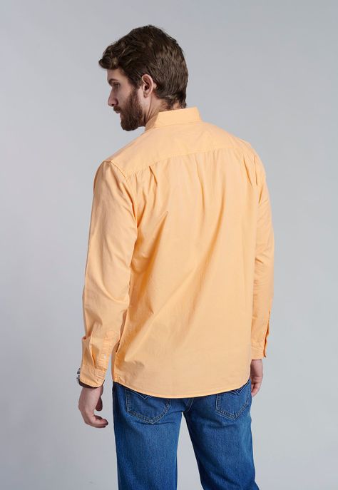 Camisa Garment Dyed Sport Fj Orange-3