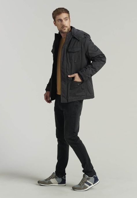 Chaqueta Albany Fjs Grafito-1