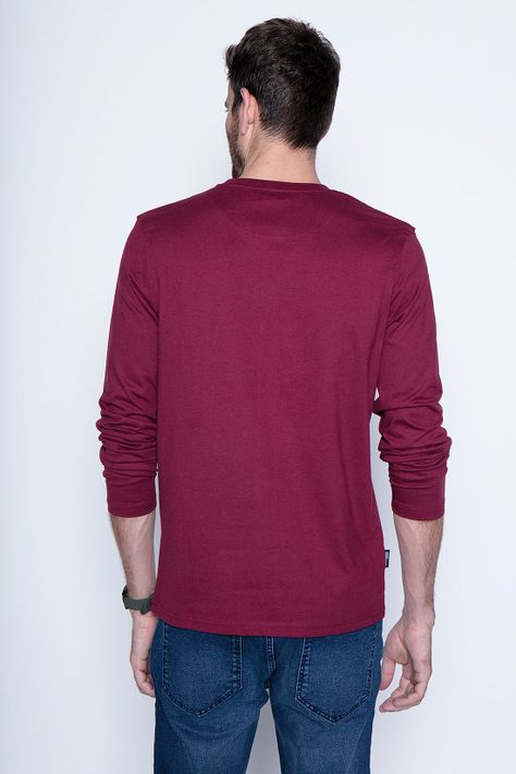 Polera Básica Ml Burgundy-1