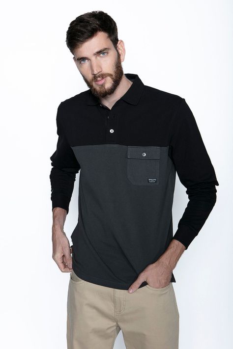 Polera Detroit Black-0