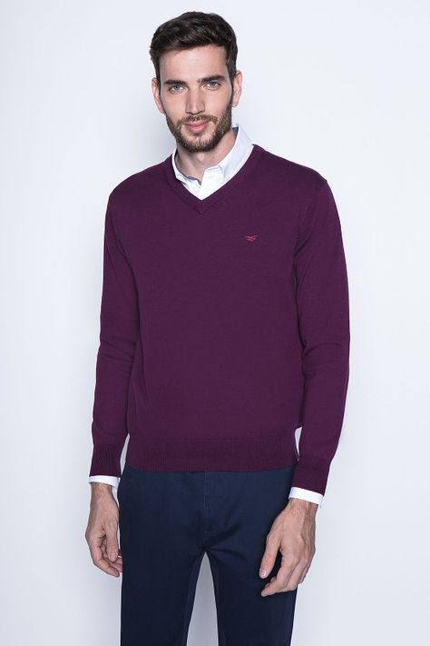 Sweater Smart Casual L/S Grape-0