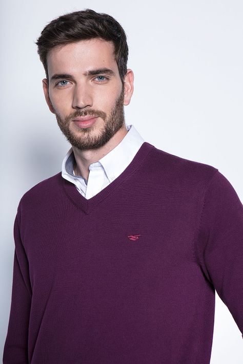 Sweater Smart Casual L/S Grape-2