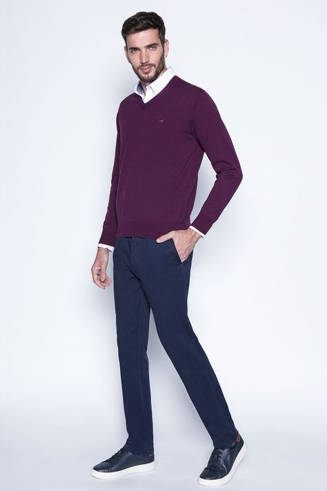 Sweater Smart Casual L/S Grape-3