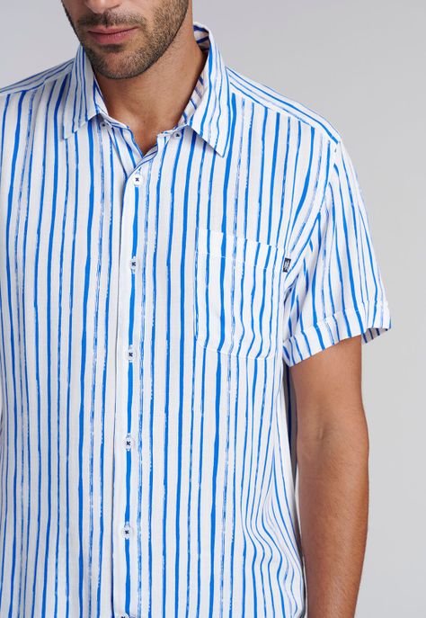 Camisa Listada Dallas  F Blue-2