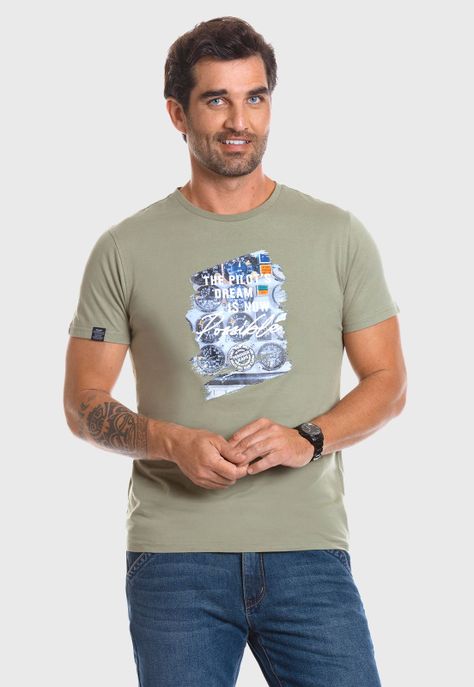 Polera Florida Olive-0