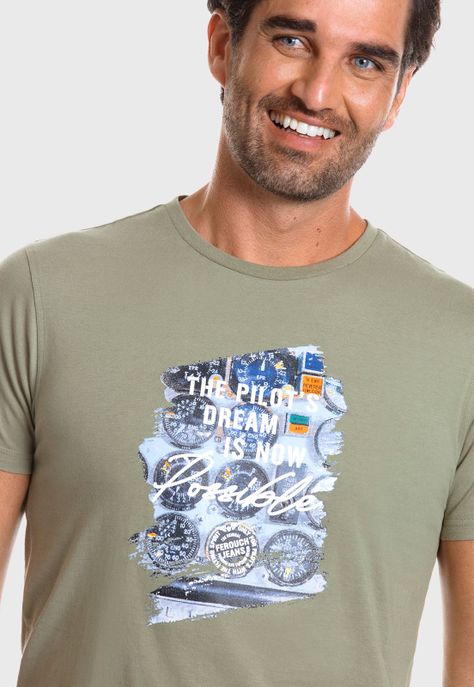 Polera Florida Olive-3