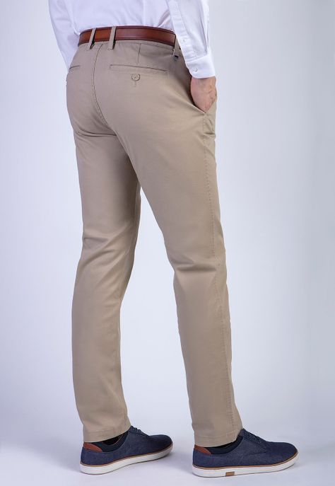 Pantalón L/31 Twill Slim Khaki-1