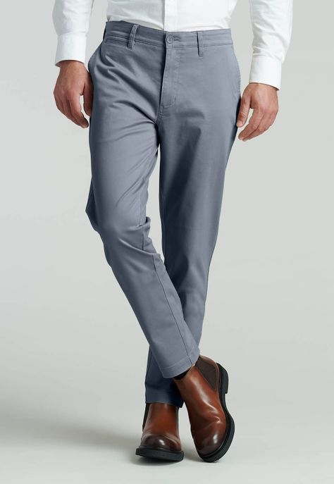 Pantalón Twill Slim /31 Business Metal-0
