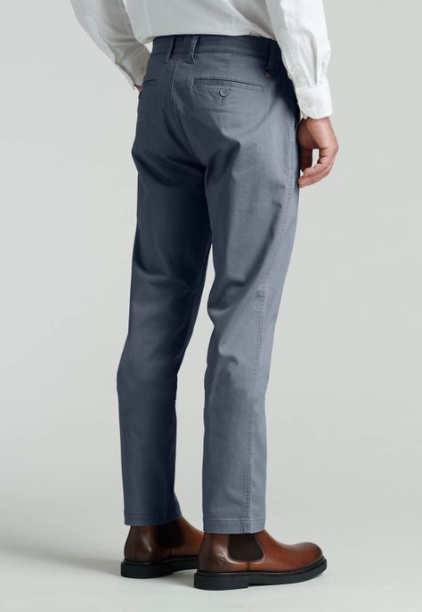 Pantalón Twill Slim /31 Business Metal-3