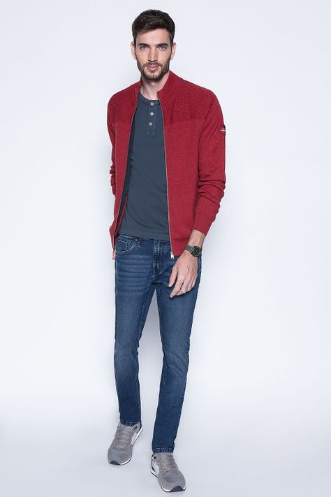 Sweater Red Berwyn Fj-3