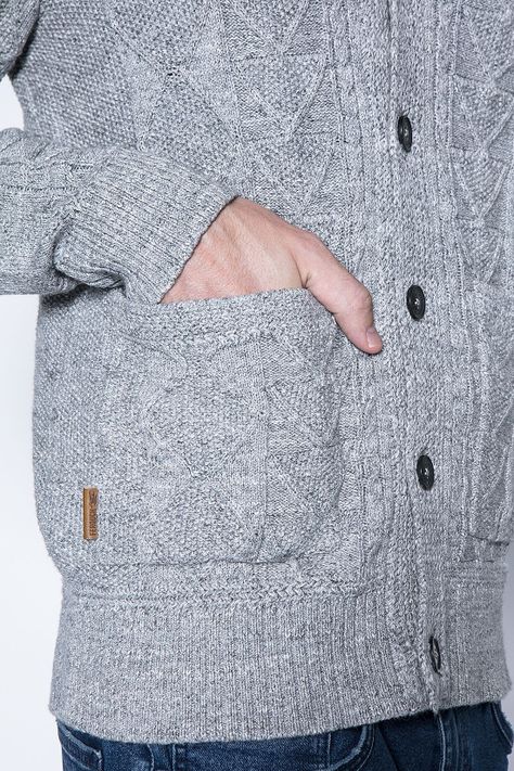 Cardigan Clifton F Lt Grey-4