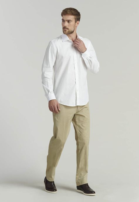 Camisa Austin Smart Casual White-1