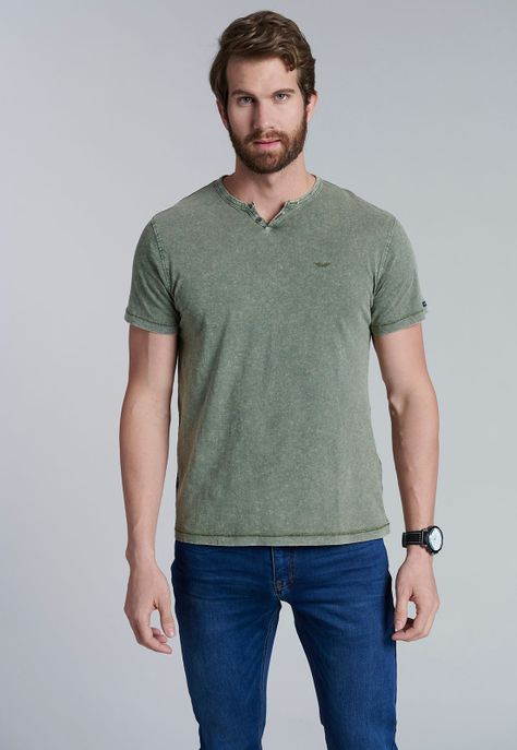 Polera Henley Oregon Military-0