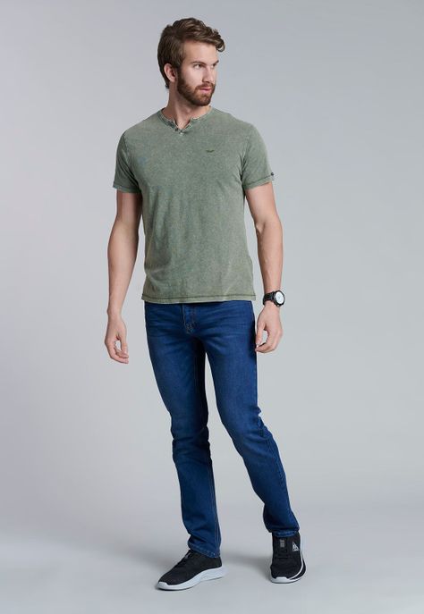 Polera Henley Oregon Military-1