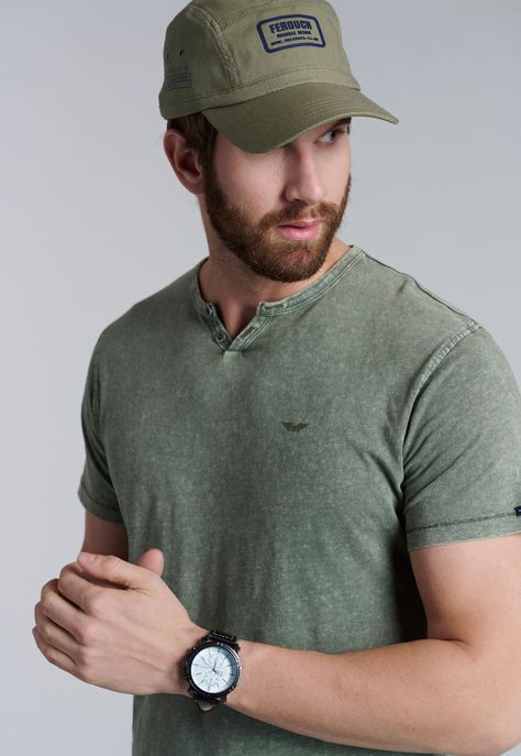 Polera Henley Oregon Military-4