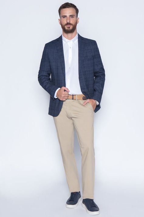 Blazer Checkered Aspen F Marine-3