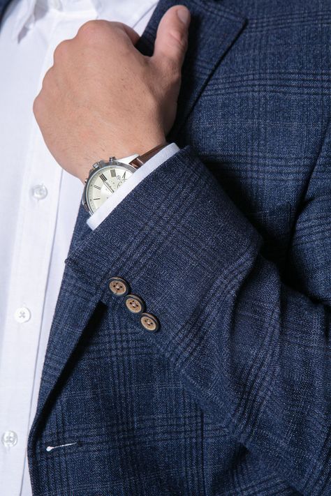 Blazer Checkered Aspen F Marine-4