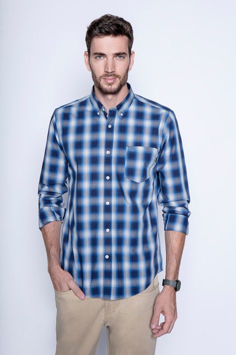 Camisa Cuadro Chicago F Navy-0