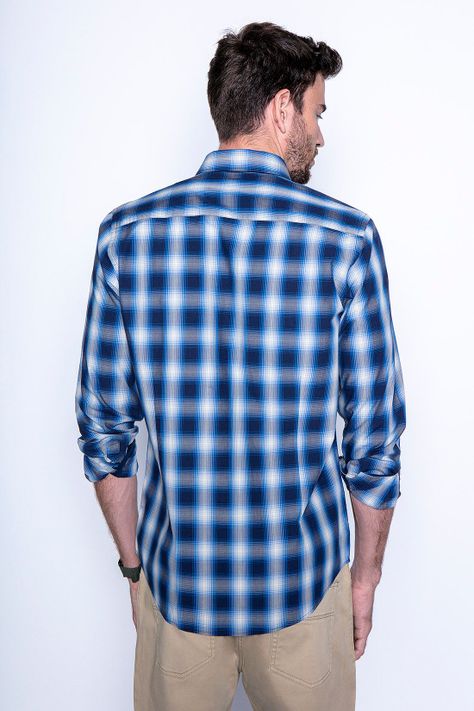 Camisa Cuadro Chicago F Navy-1