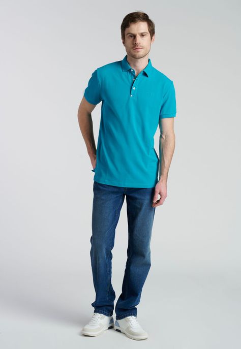 Polo Comillas Turquoise-1
