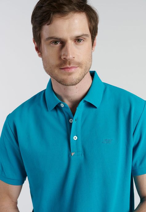 Polo Comillas Turquoise-2