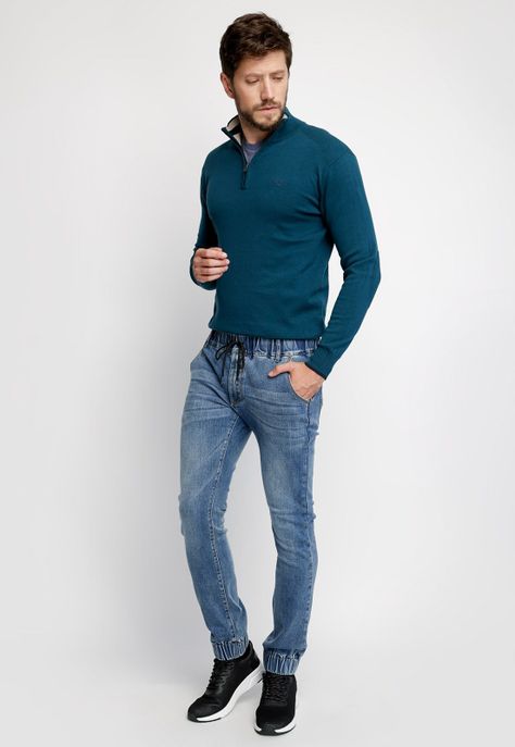 Jeans Jogger  Fj Blue-3