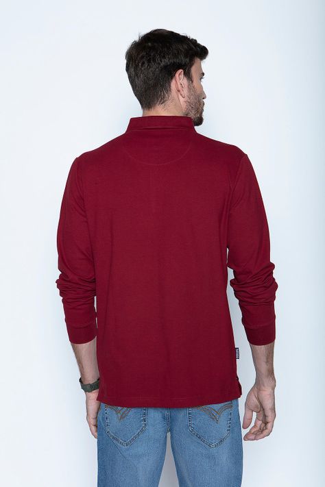 Polera Polo Ml Burgundy-1