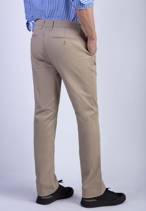 Pantalón Twill Khaki Without Pleats L/33-1