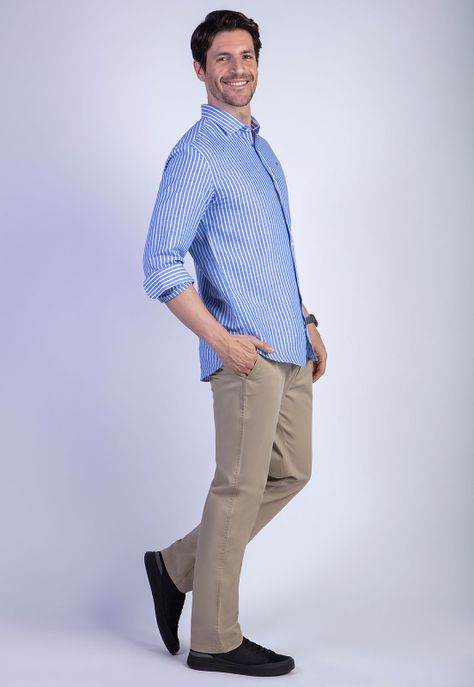 Pantalón Twill Khaki Without Pleats L/33-2
