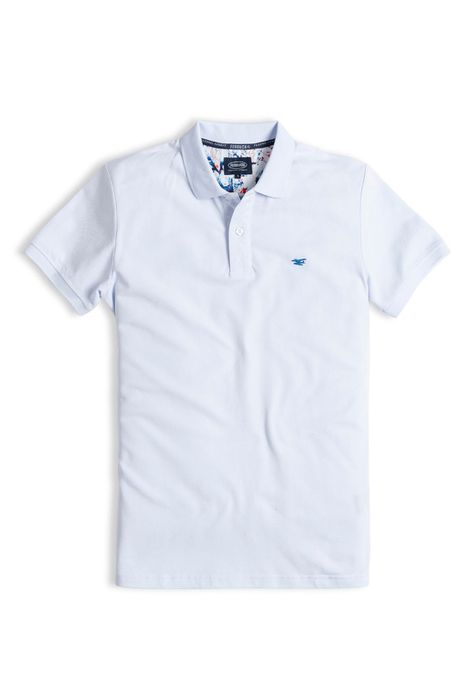 Polera Polo Básica White-4
