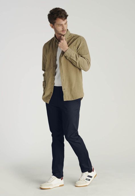 Pantalón Bagneaux Slim Heritage Navy-4