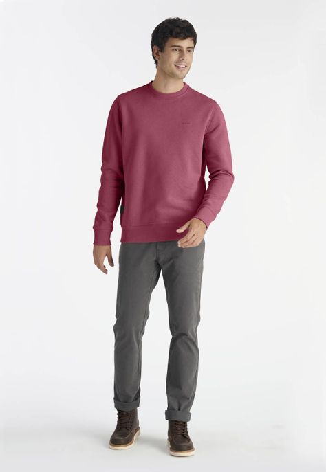 Polerón Limari Casual Burgundy-1