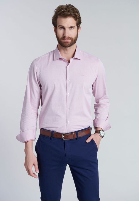 Camisa Jacquard Giorgia Sc Dk Violet-0