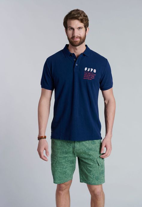 Polera Polo Santa Monica Navy-0
