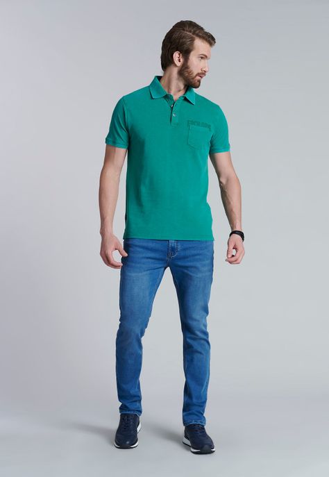 Polera Polo Hawai Green-1